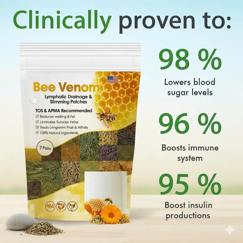 Bee Venom Lymphatic Daiamage & Sliming Patches 10 Patches