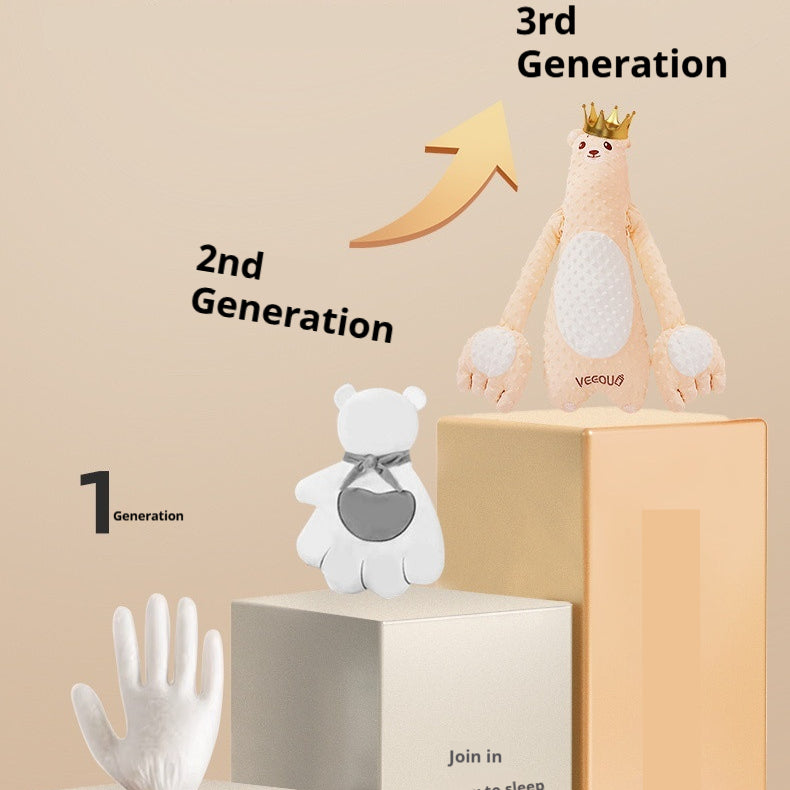 Veeou BABY HUG Sleep Soothing Palm Pillow Doll Coax Sleep Coax Sleeping Artifact Baby Anti-startle Pressure