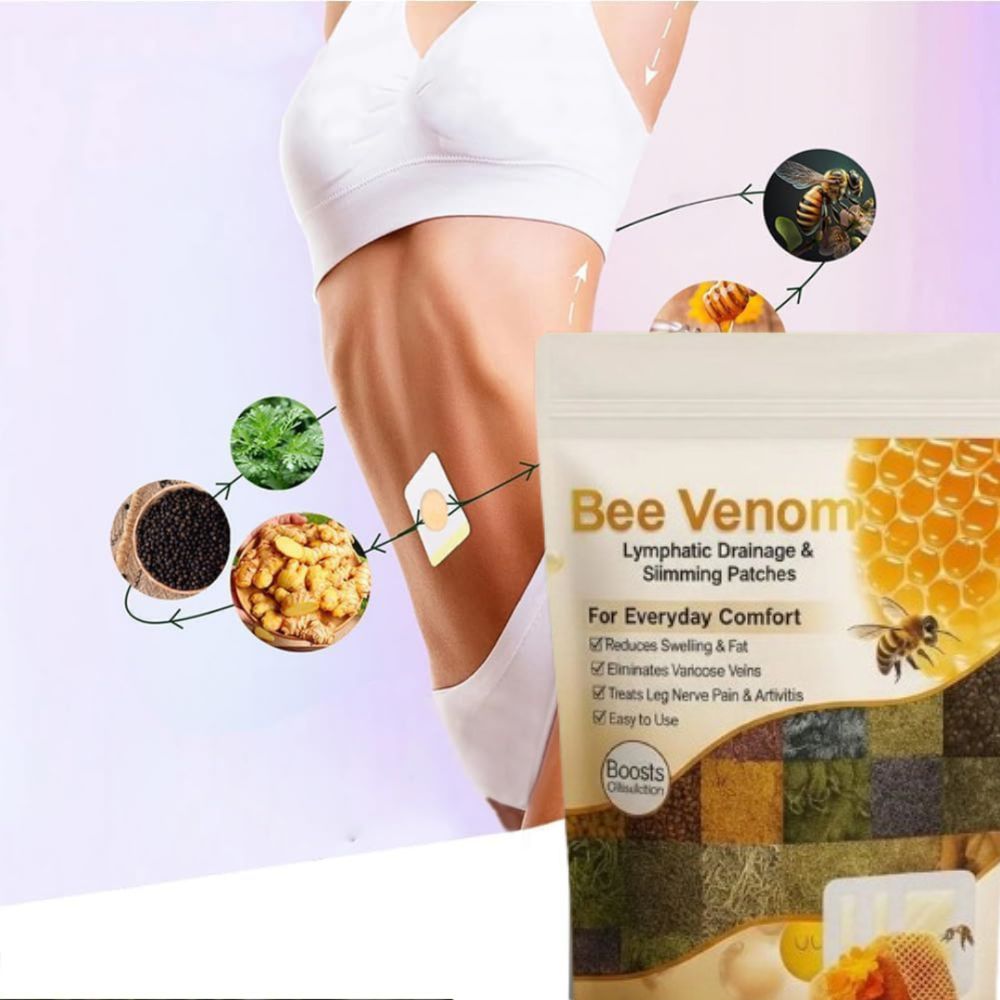 Bee Venom Lymphatic Daiamage & Sliming Patches 10 Patches